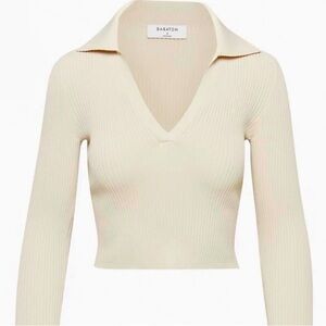 Babaton Sculpt Knit Polo Longsleeve